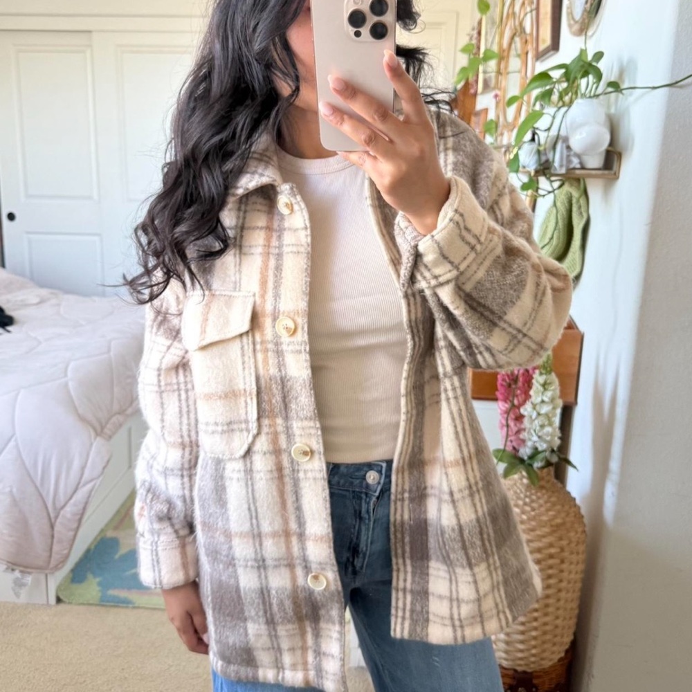 Zara Plaid Women's Shacket